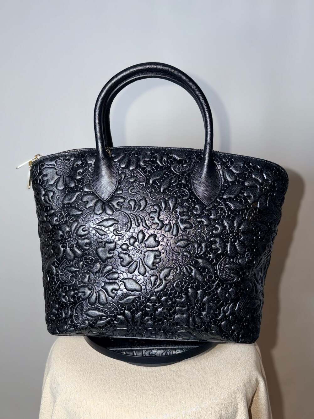 Persaman New York Black Italian Genuine Leather